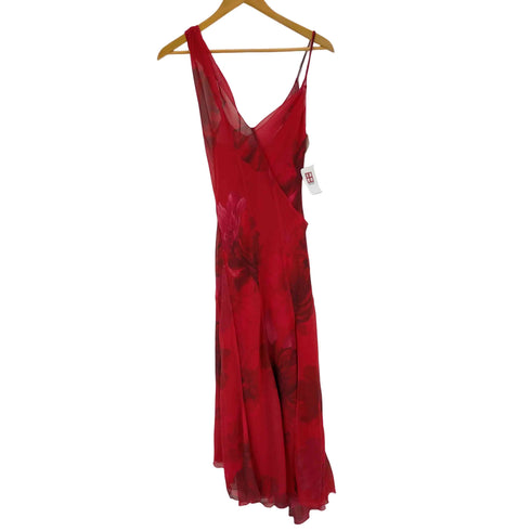 マンゴー MNG フラワープリントシア―ドレス レディース JPN:S